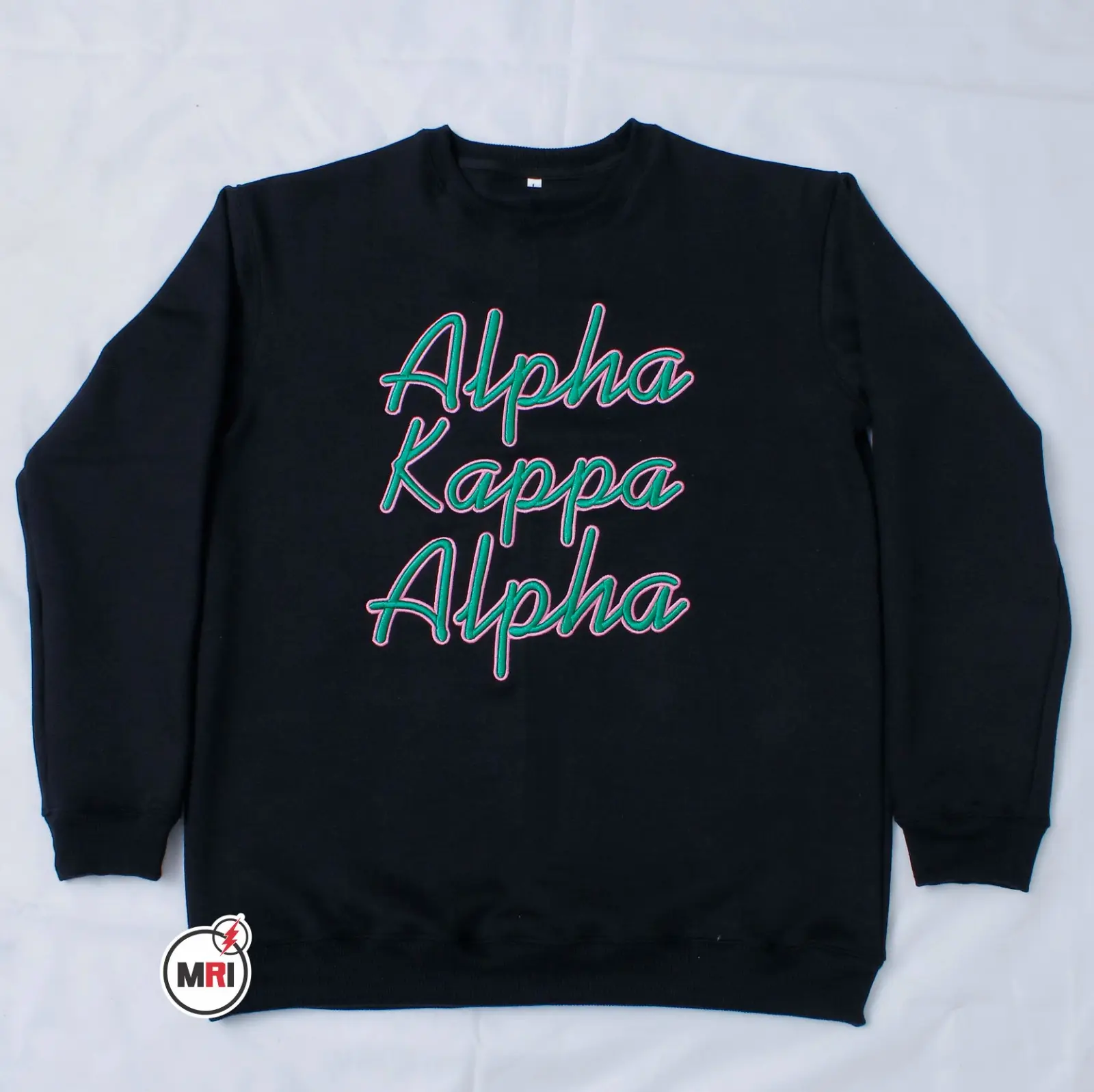 Individuelle Herren Herbst einfarbig 100 % Baumwolle Alpha Kappa Alpha Sweatshirts Stickerei hochwertige französische Terry-Pullover für Herren