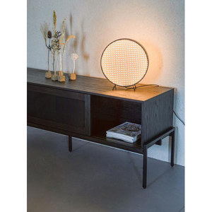 Lampe de table en rotin de canne en bois naturel, lampes de Table d'usine pour éclairage intérieur ou lampe de bureau faites à la main au vietnam - Product Image 4