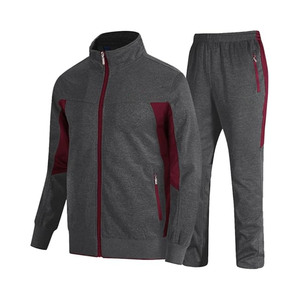 Fabricación de fábrica, ropa deportiva de calidad superior, chándales con cremallera, gimnasio, Fitness, conjuntos de chándal personalizados a prueba de viento para hombres - Product Image 4