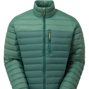 Veste d'hiver matelassée pour homme légère sur mesure en gros, rembourrage en duvet de canard, logo personnalisé, veste d'hiver matelassée - Product Image 5