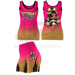 ชุดเชียร์ลีดเดอร์สีพื้นชุดเชียร์ลีดเดอร์สไตล์ใหม่ชุดเชียร์ลีดเดอร์ - Product Image 2