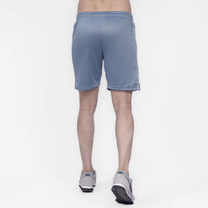 Shorts de sport 100% polyester avec cordon de serrage taille haute XS pour l'entraînement estival gris - Product Image 3