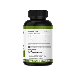 Extracto orgánico de bergamota de cítricos de etiqueta privada OEM 150 cápsulas suplemento de hierbas suplemento de cítricos de bienestar Natural - Product Image 3