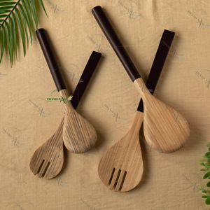 Cuillères en bambou de style classique fabriquées à la main Capacité de 10ml pour une expérience culinaire consciente - Product Image 2