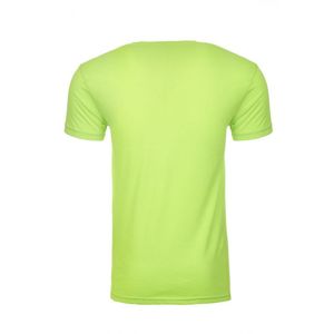 High Quality <b>Men's</b> Large-Size Mint <b>Green</b> Crew-Neck <b>T</b>-<b>shirts</b> Made Cotton Polyester Bamboo Fiber Anti-Wrinkle Breathable - Product Image 2