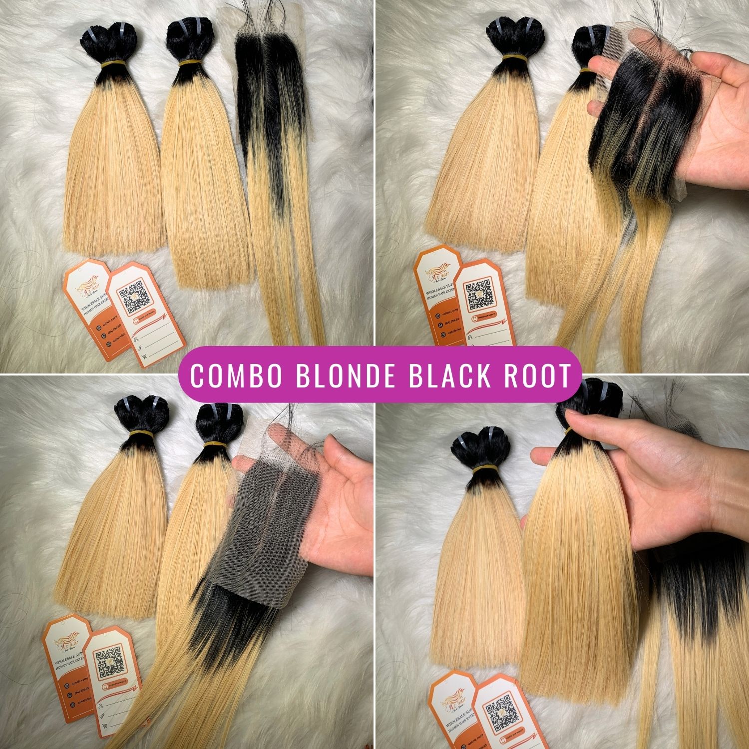 Blonde with Dark root