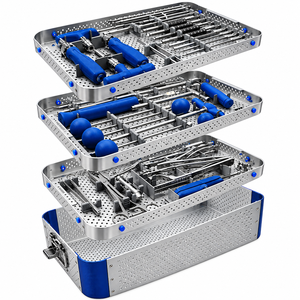 Bandeja de instrumentos ortopédicos de acero inoxidable de 3.5mm para tornillos de bloqueo, estuche manual de herramientas quirúrgicas para cirugía ósea - Product Image 4