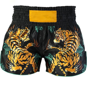 Short de boxe MMA avec logo personnalisé en gros Prix réduit MOQ bas Vêtements de sport pour les arts martiaux avec broderie et sublimation - Product Image 1