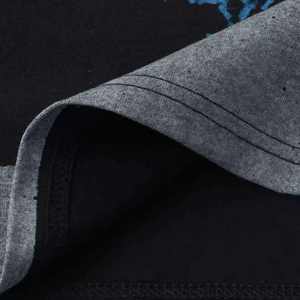 Camiseta de Moda Masculina con Estampado de Fabricante OEM, Camiseta de Algodón de Alta Calidad, Camiseta Lisa de Cuello Redondo para Hombre - Product Image 5