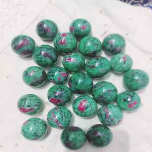 ลูกบอลคริสตัลทรงกลมทับทิม zoisite ขัดด้วยมือสไตล์ฮวงจุ้ยสำหรับเรกิบำบัดการทำสมาธิและตกแต่งบ้าน - Product Image 2