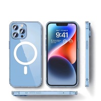 Offres Spéciales Transparent N52 Magnétique Acrylique TPU Non Jaunissant Antichoc Mobile Téléphone Cas Pour Samsung S22 23 24 Plus Ultra FE
