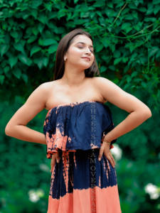 Été Tendance Femmes Rayon Tie dye Longue robe de soirée - Product Image 3