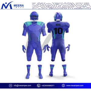 Uniforme de fútbol americano de gran venta 2025 para hombres, logotipo impreso por sublimación de alta calidad, uniforme de fútbol de talla grande para hombres - Product Image 2