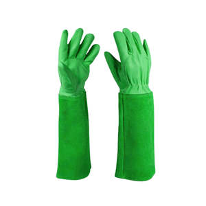 Bon marché Gants de soudage en cuir en stock Gants de sécurité personnalisables et respirants isolés sans silicone résistants aux coupures thermiques - Product Image 3