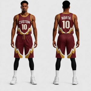 Uniformes de Baloncesto Sublimados Personalizados de Primera Calidad con Tecnología de Secado Rápido para Ligas Juveniles y Adultas de Élite - Product Image 5
