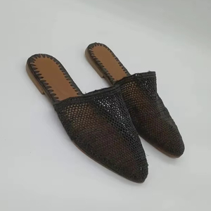 Mocasines de rafia marroquí hechos a mano para mujer, zapatos de boda, regalo artesanal, calzado natural de verano, zapatos de rafia para mujer - Product Image 1