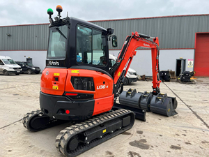Mini-excavatrice sur chenilles Kubota U36-4, excavatrice compacte de 1,7 tonne avec pince hydraulique pour travaux agricoles et de construction - Product Image 6