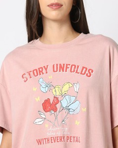 T-shirts noirs roses écologiques de logo personnalisé en gros grande taille élégant surdimensionné mince en vrac qualité imprimé uni pour femmes hommes - Product Image 5