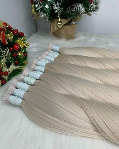 ผมแท้เวียดนามแบบ Natural Double Drawn  ชนิดตรง นุ่มสลวย  จัดเรียงเกล็ดผมอย่างสมบูรณ์  แบบ Virgin  สำหรับต่อผม Genius Weft - Product Image 5