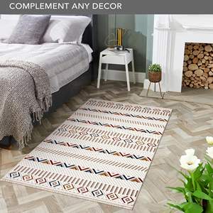 Alfombra de Área Bohemia Azteca Netline, Suave y Duradera, de Pelo Corto para Sala de Estar, Dormitorio, Pasillo - Colección Home de Rugs Depot - Product Image 5