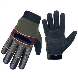 Guantes de taller de alta resistencia, guantes mecánicos con palma de agarre fuerte para servicio automotriz, reparación de automóviles, trabajo en garaje y manipulación de máquinas - Product Image 1