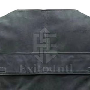 Mode sur mesure peau de vache cuir gilet hommes Slim Fit fabriqué au Pakistan cuir gilet bonne qualité - Product Image 6