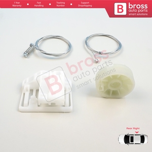 ชุดซ่อมมอเตอร์กระจกหน้าต่าง BWR271 ประตูหลังขวา สำหรับรถยนต์ Megane MK2 ปี 2002-2008 แบบ 4/5 ประตู รุ่น 82000280068 - Product Image 4