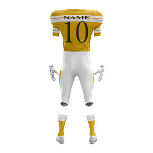 Conjunto de camiseta de fútbol americano hecho a medida para equipo universitario Club deportivo Material duradero de secado rápido OEM ODM Factory - Product Image 3