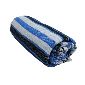 Premium Sky Blue Mexican Falsa Manta suave, ligera y tejida a mano para yoga, camping y decoración del hogar - Product Image 2