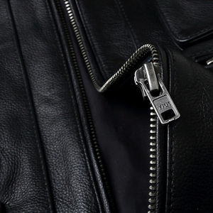 Bán Chất Lượng Cao Xe Máy Áo Khoác Da Tùy Chỉnh Phong Cách Áo Khoác Cho Nam Giới Mới Da Phong Cách Dây Kéo Áo Khoác - Product Image 4