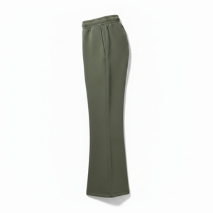 100% Cotton Lightweight Fleece High Street High <b>Joggers</b> Men <b>Wide</b> <b>Leg</b> Baggy Sweat Pant Elastic Active Straight Embroidery - Product Image 5