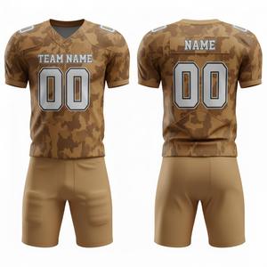 Uniforme de football américain personnalisé sublimé pour hommes et jeunes, vêtements de sport d'équipe personnalisés, comprend un maillot et un pantalon en tailles plus grandes - Product Image 2