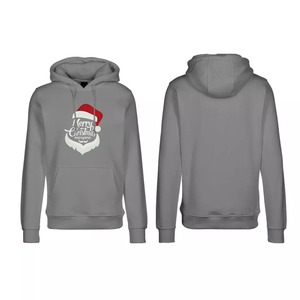 Sudadera con capucha de sublimación de invierno unisex con patrón sólido transpirable y secado rápido en tela de poliéster/algodón - Product Image 6