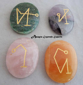 Conjunto de Ángel de arco grabado con piedras preciosas mixtas Juego de piedras hechas a mano para curar Comprar al por mayor de Amayra Crystals Exports India - Product Image 4