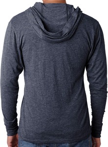 Men's Tri-blend Long Sleeve T-shirt Pullover Lightweight Tri-blend Hoodies Hoodies - Product Image 4