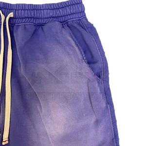 Shorts en coton de haute qualité, lavés à l'acide |   Style vintage pour hommes |   Tissu doux au toucher et respirant |   Vêtements décontractés tendance - Product Image 5