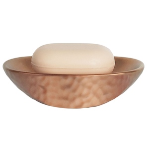 Collection Spirella Darwin, porte-savon 4,0 x 14,5 x 10,0 cm, grès, marron - Product Image 1