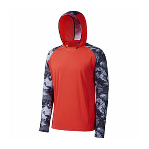 Moda 2025, Jersey de pesca de manga larga para hombre, sudaderas con capucha de verano de secado rápido transpirables, características transpirables de secado rápido, sublimación DTF - Product Image 1