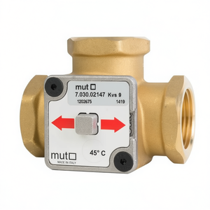 Vanne de dérivation thermostatique solaire à trois voies Mut TDS 3000 3/4'' pour chauffage domestique - Product Image 2