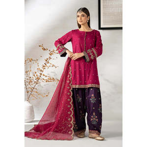 Maria.B. Tela de Chifón de Lujo para Eid 2026, Tipo Superior, Temporada de Primavera/Verano, Color B-TC-1598 - Product Image 1