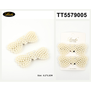 Linda Fashion - Pinza para el pelo con lazo rojo, accesorios para el cabello de plástico, estilo informal elegante para mujeres y niñas, tamaño 10x13cm - Product Image 5