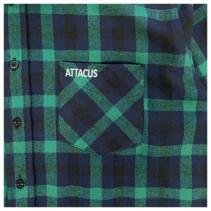 Chemise en flanelle à carreaux vintage 100 % coton coupe ample avec étiquette personnalisée pour motard, réduction en gros - Product Image 4