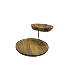 Soporte de pastel de Metal con acabado dorado, soporte de pastel de Metal con parte superior redondeada, soporte de plato para servir postres para bodas y fiestas - Product Image 6