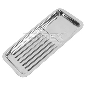 Bandeja para Instrumentos Dentales de Acero Inoxidable Autoclavable de Primera Calidad, Bandeja para Escalador para Dentistas Profesionales y Uso Médico - Product Image 1