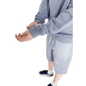 Sweat-shirts à col rond coupe ample avec design délavé personnalisé, streetwear de haute qualité, sweat-shirt d'hiver pour hommes - Product Image 3