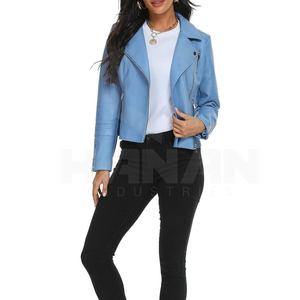 Fashionable <b>Real</b> <b>Leather</b> <b>Jackets</b> for Women with New Design, Adjustable Fit and Zipper Style Women <b>Leather</b> <b>Jackets</b> - Product Image 2