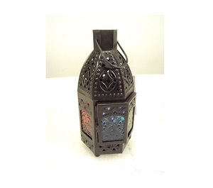 <b>Black</b> Metal <b>Lantern</b> for Home Decor - Product Image 3