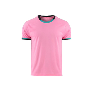 ชุดเสื้อฟุตบอลสีชมพูสำหรับผู้ชาย SAFA SPORTS แขนสั้น คอกลม ระบายเหงื่อได้ดี ผลิตจากโพลีเอสเตอร์ 100% ชุดกีฬาฟุตบอล - Product Image 3