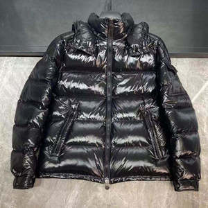 Veste pour homme de marque de créateur, nouvelle, en coton matelassé, dorée, doudoune pour homme, à capuche, en duvet de canard, doudoune d'hiver pour homme - Product Image 4