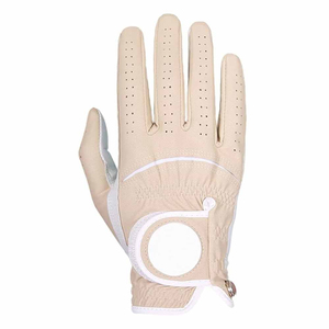 Guantes de golf de cuero genuino Cabretta de mano izquierda de diseño personalizado superventas Características de calidad con estilo La mejor piel de oveja personalizada - Product Image 2